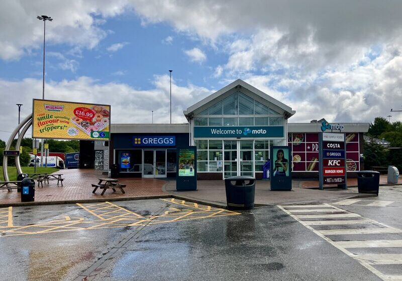 Motorway Service Station Advertising